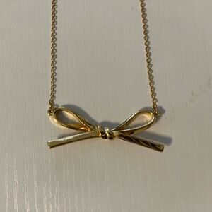 Kate Spade Gold Bow Necklace - NWT